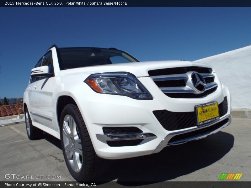 Polar White / Sahara Beige/Mocha 2015 Mercedes-Benz GLK 350