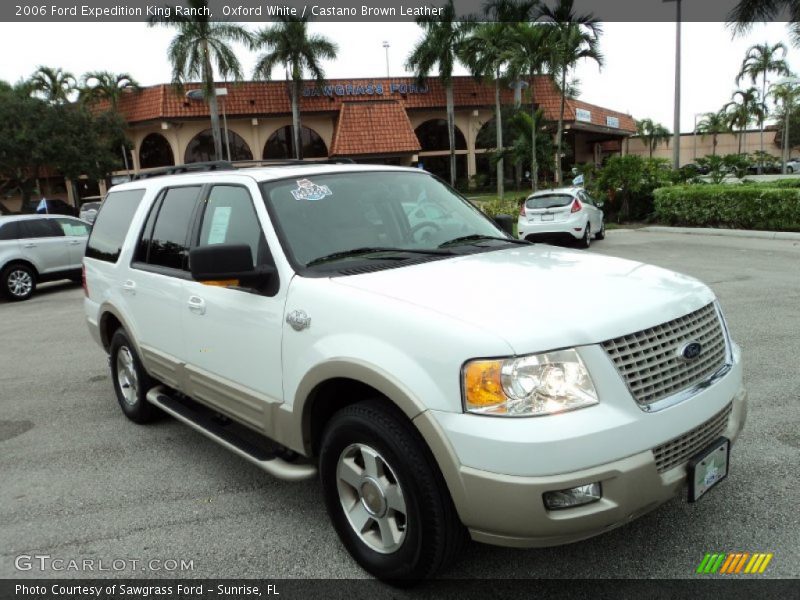Oxford White / Castano Brown Leather 2006 Ford Expedition King Ranch