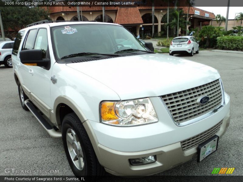 Oxford White / Castano Brown Leather 2006 Ford Expedition King Ranch