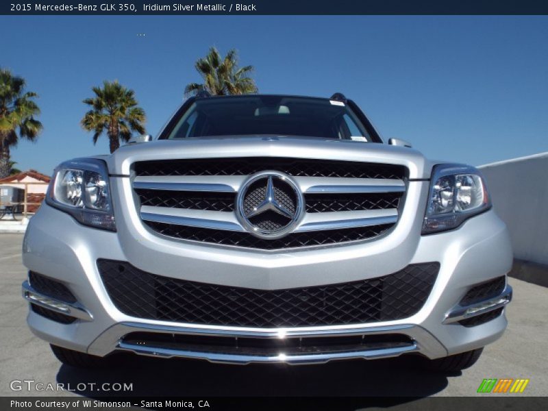Iridium Silver Metallic / Black 2015 Mercedes-Benz GLK 350