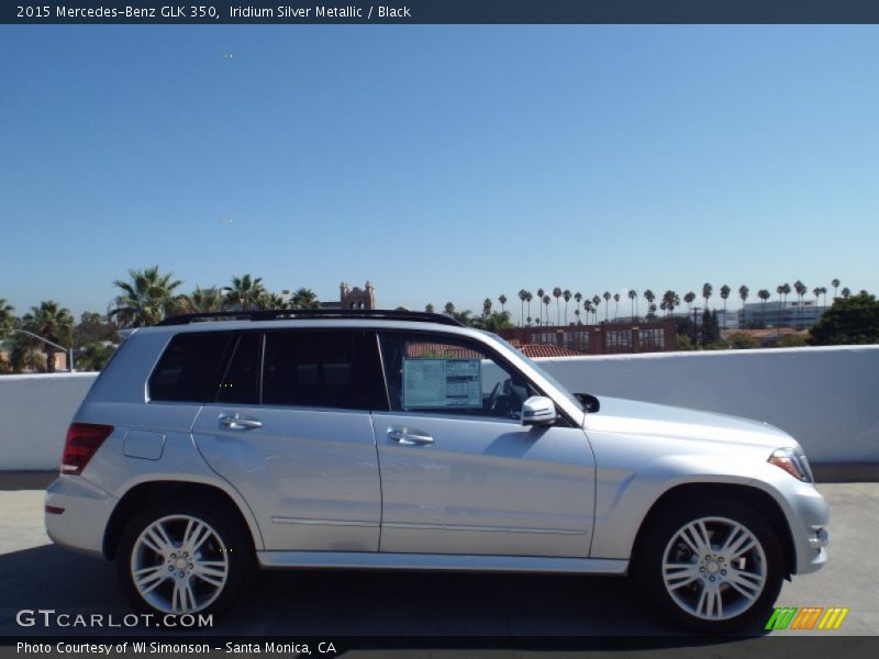 Iridium Silver Metallic / Black 2015 Mercedes-Benz GLK 350