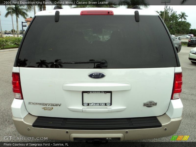 Oxford White / Castano Brown Leather 2006 Ford Expedition King Ranch