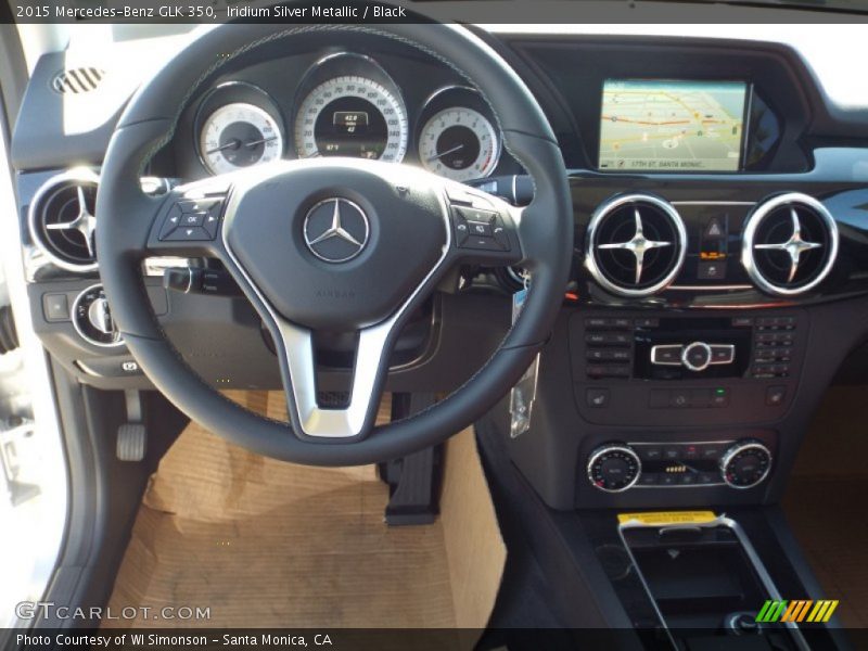 Iridium Silver Metallic / Black 2015 Mercedes-Benz GLK 350