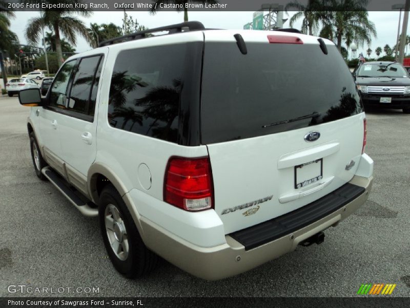 Oxford White / Castano Brown Leather 2006 Ford Expedition King Ranch