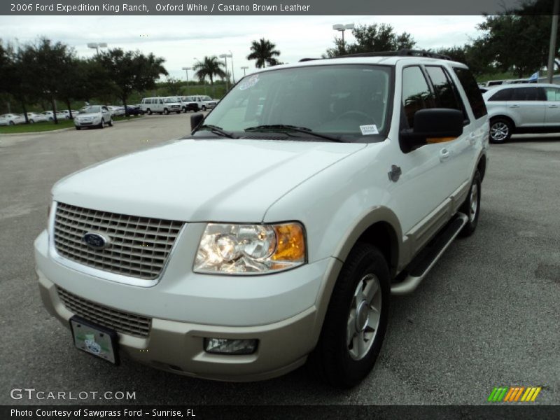 Oxford White / Castano Brown Leather 2006 Ford Expedition King Ranch