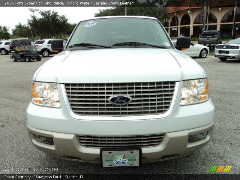 Oxford White / Castano Brown Leather 2006 Ford Expedition King Ranch