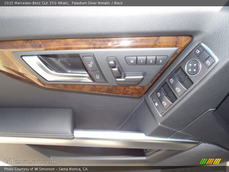 Paladium Silver Metallic / Black 2015 Mercedes-Benz GLK 350 4Matic