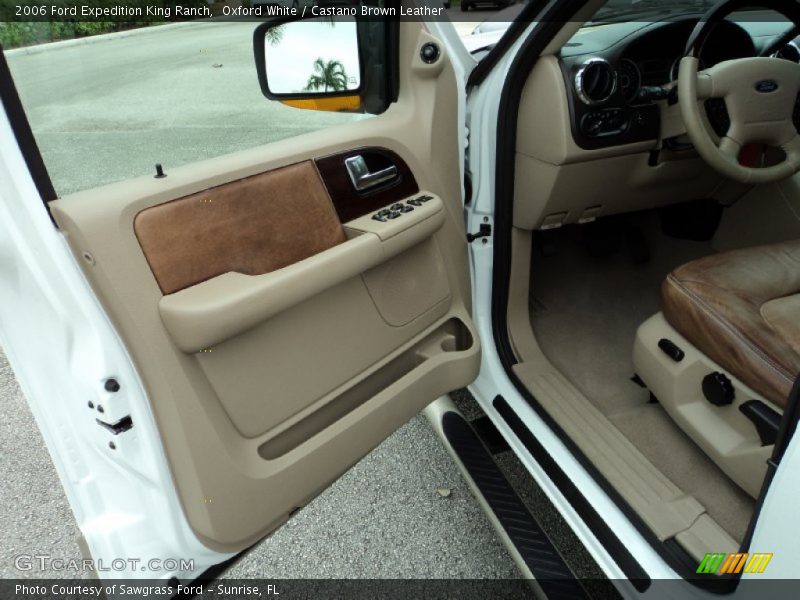 Oxford White / Castano Brown Leather 2006 Ford Expedition King Ranch