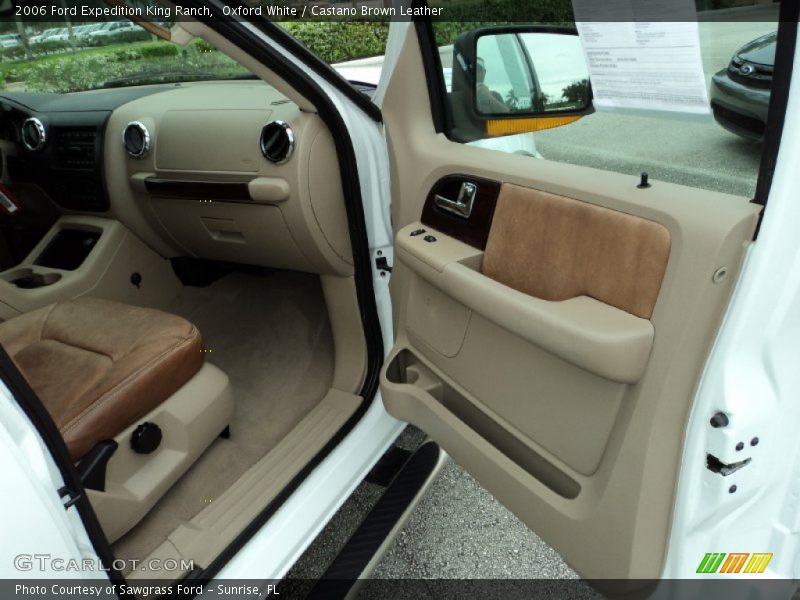 Oxford White / Castano Brown Leather 2006 Ford Expedition King Ranch