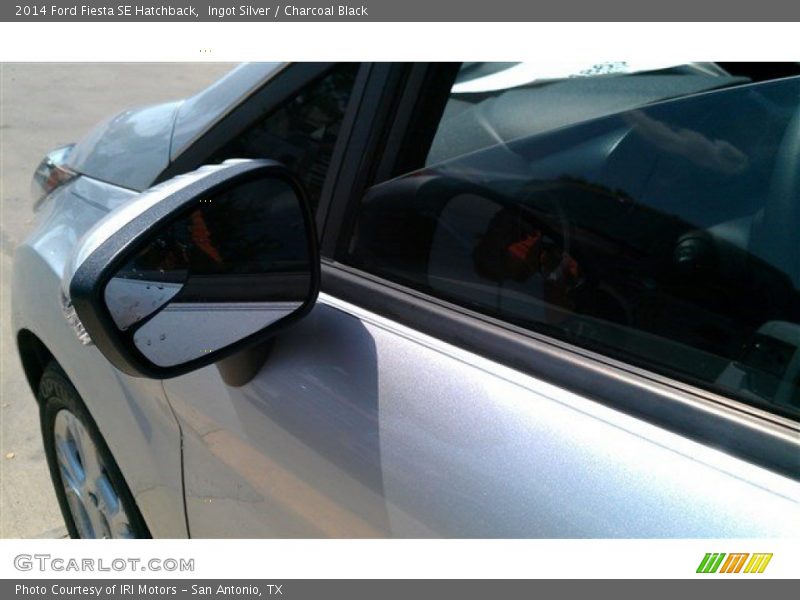 Ingot Silver / Charcoal Black 2014 Ford Fiesta SE Hatchback