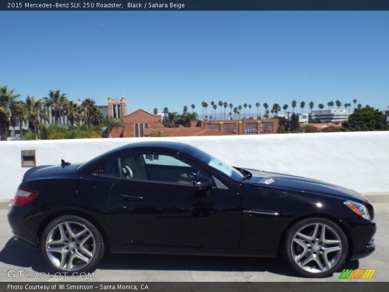 Black / Sahara Beige 2015 Mercedes-Benz SLK 250 Roadster