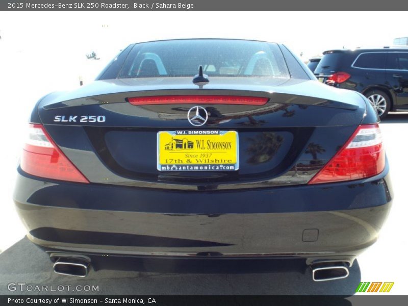 Black / Sahara Beige 2015 Mercedes-Benz SLK 250 Roadster