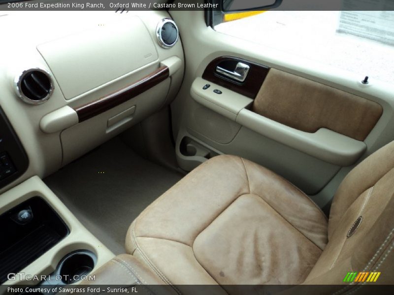 Oxford White / Castano Brown Leather 2006 Ford Expedition King Ranch