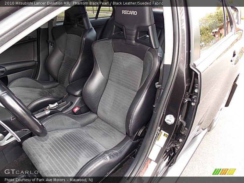 Front Seat of 2010 Lancer Evolution MR