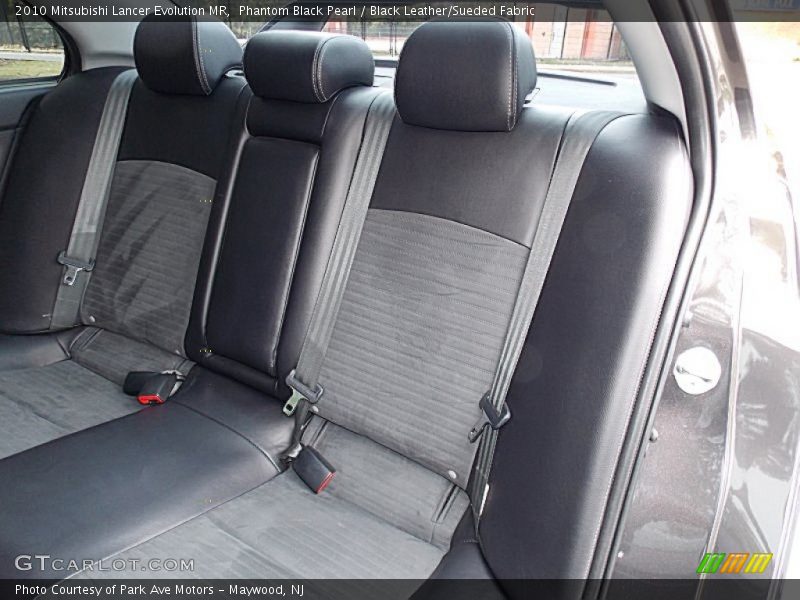 Rear Seat of 2010 Lancer Evolution MR