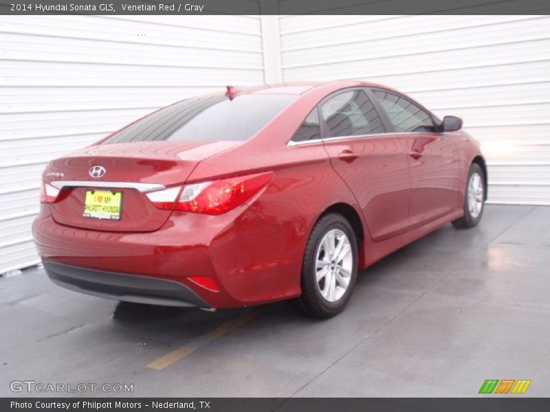 Venetian Red / Gray 2014 Hyundai Sonata GLS