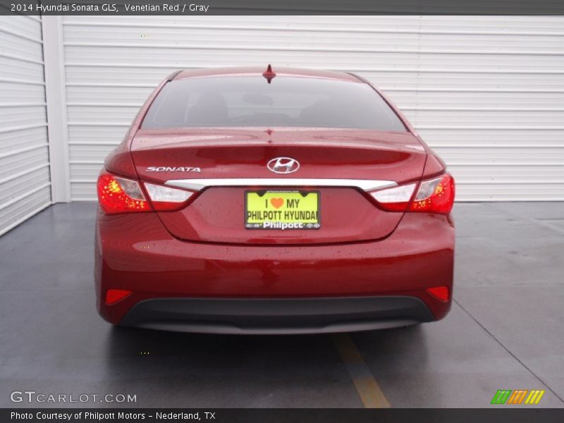 Venetian Red / Gray 2014 Hyundai Sonata GLS