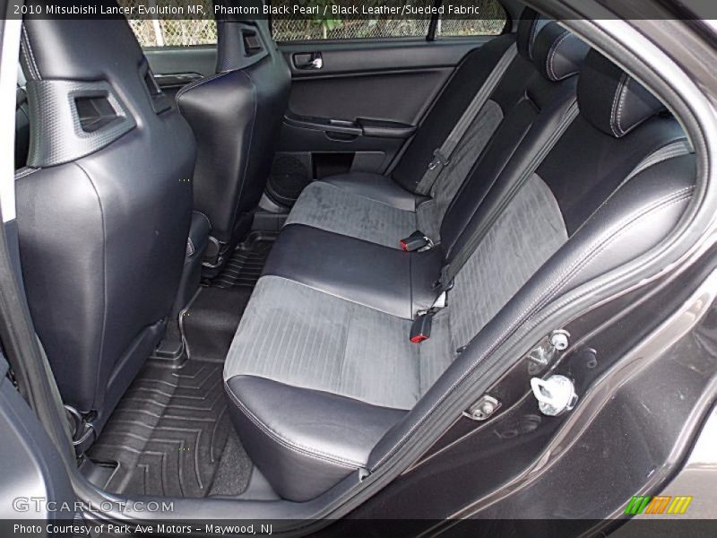 Rear Seat of 2010 Lancer Evolution MR