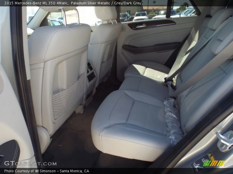 Paladium Silver Metallic / Grey/Dark Grey 2015 Mercedes-Benz ML 350 4Matic