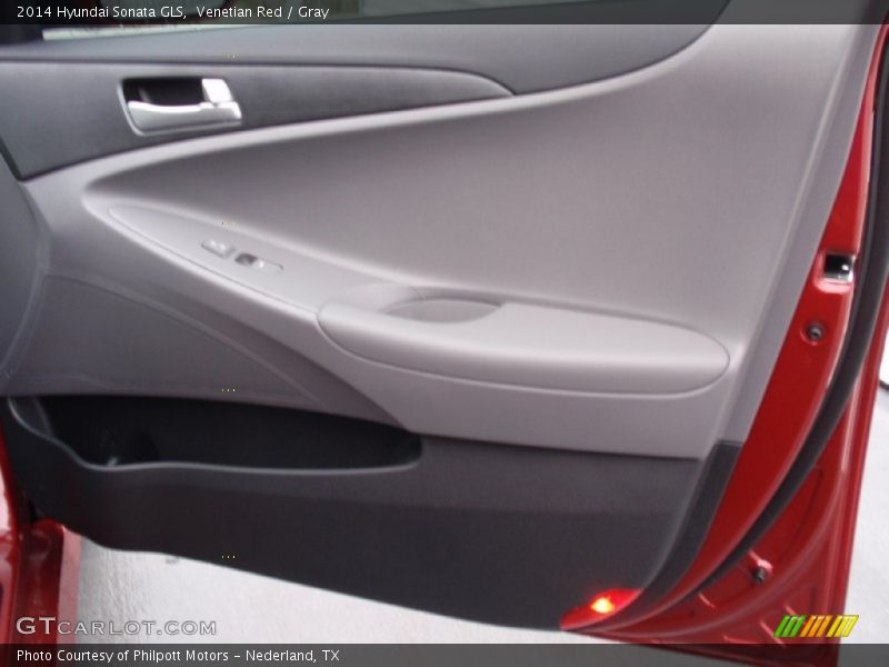 Venetian Red / Gray 2014 Hyundai Sonata GLS
