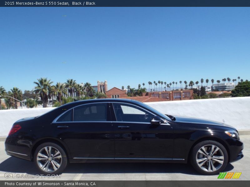 Black / Black 2015 Mercedes-Benz S 550 Sedan
