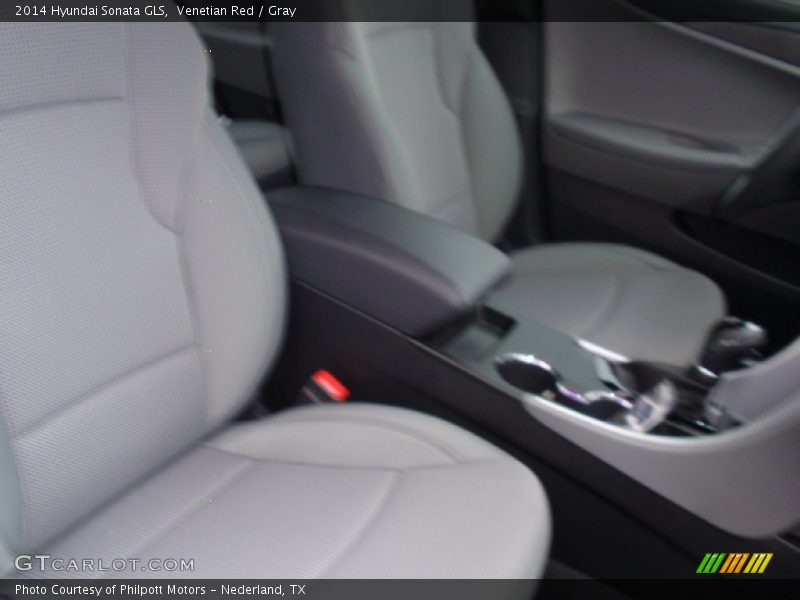 Venetian Red / Gray 2014 Hyundai Sonata GLS
