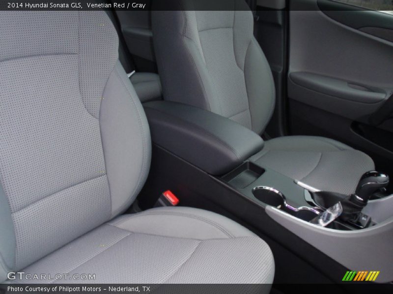 Venetian Red / Gray 2014 Hyundai Sonata GLS