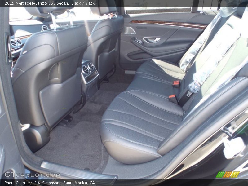 Black / Black 2015 Mercedes-Benz S 550 Sedan