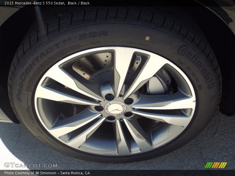 Black / Black 2015 Mercedes-Benz S 550 Sedan