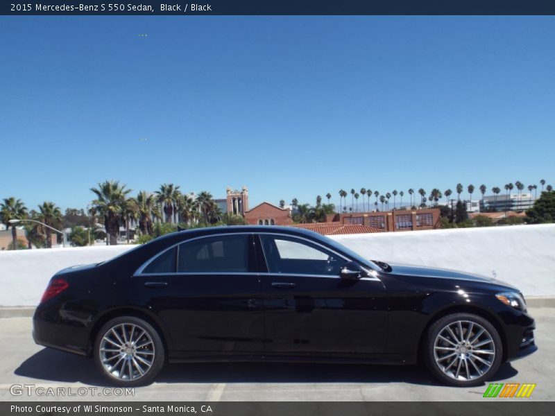 Black / Black 2015 Mercedes-Benz S 550 Sedan