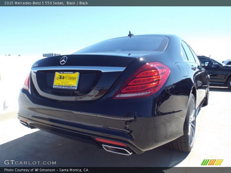 Black / Black 2015 Mercedes-Benz S 550 Sedan
