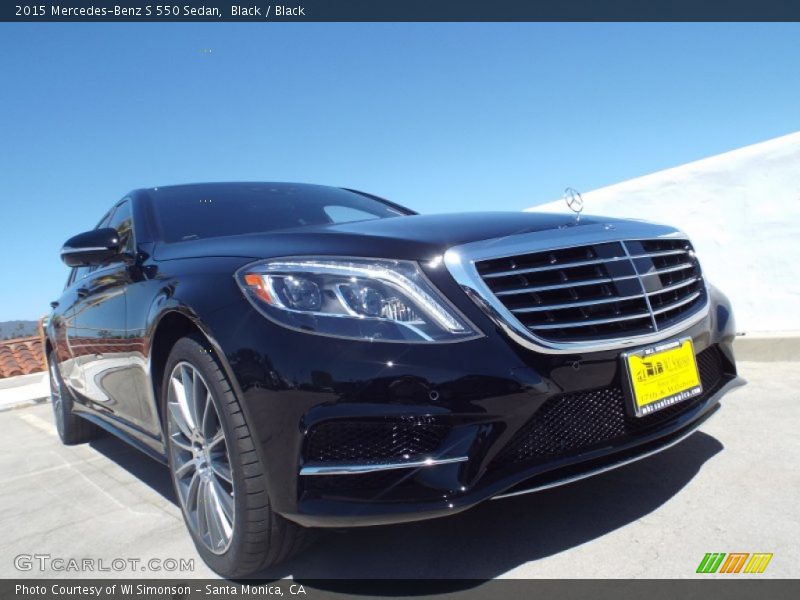 Black / Black 2015 Mercedes-Benz S 550 Sedan