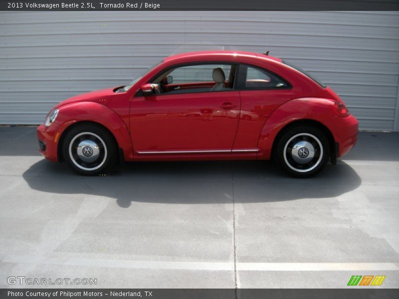 Tornado Red / Beige 2013 Volkswagen Beetle 2.5L
