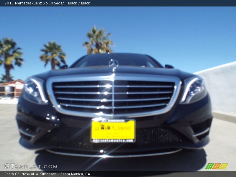 Black / Black 2015 Mercedes-Benz S 550 Sedan