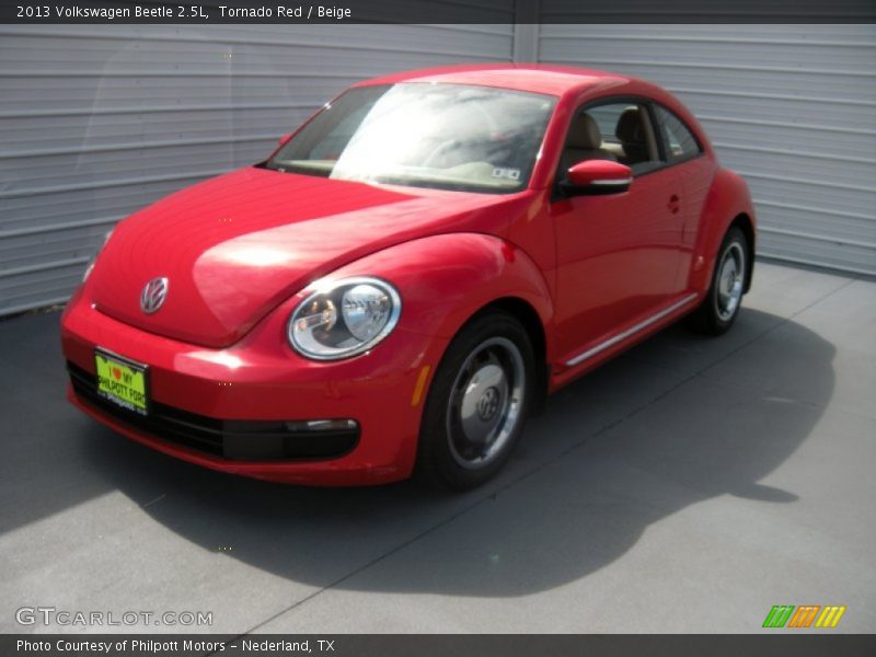 Tornado Red / Beige 2013 Volkswagen Beetle 2.5L