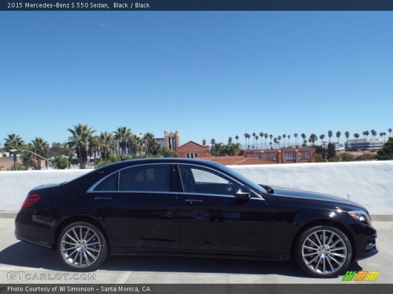Black / Black 2015 Mercedes-Benz S 550 Sedan