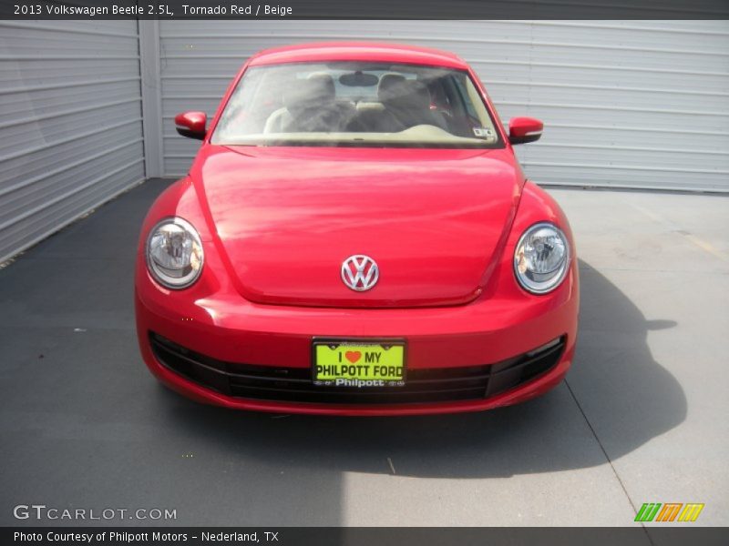 Tornado Red / Beige 2013 Volkswagen Beetle 2.5L