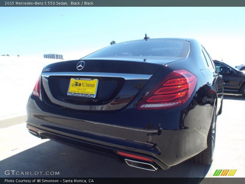 Black / Black 2015 Mercedes-Benz S 550 Sedan