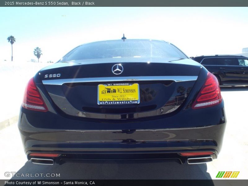 Black / Black 2015 Mercedes-Benz S 550 Sedan