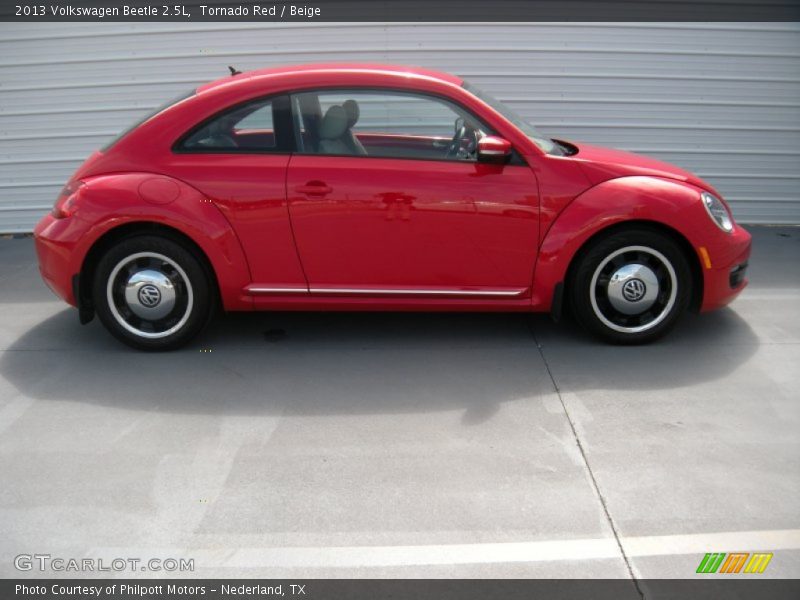 Tornado Red / Beige 2013 Volkswagen Beetle 2.5L