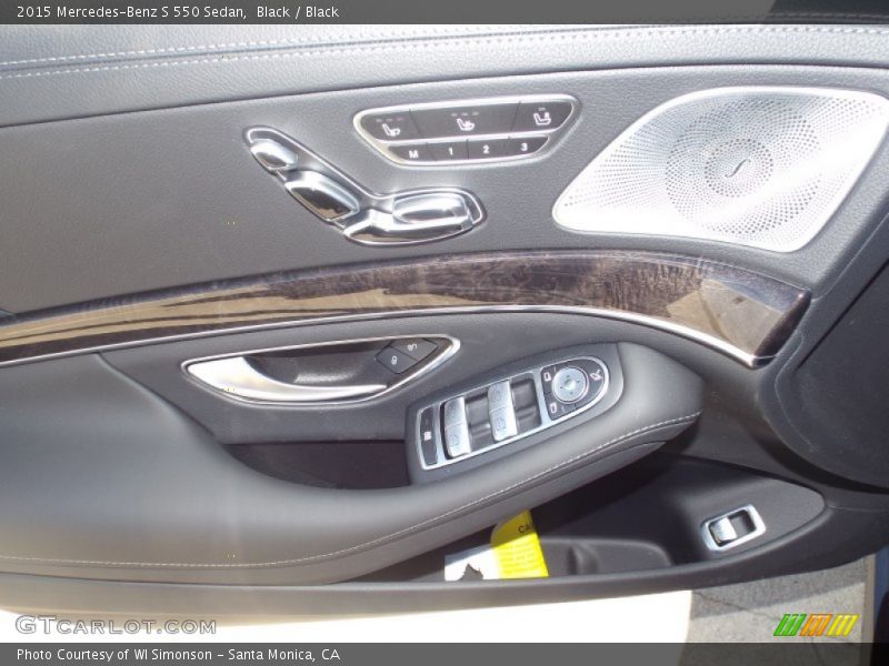 Black / Black 2015 Mercedes-Benz S 550 Sedan