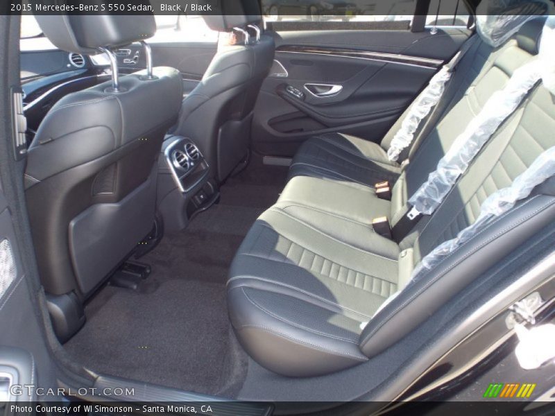 Black / Black 2015 Mercedes-Benz S 550 Sedan