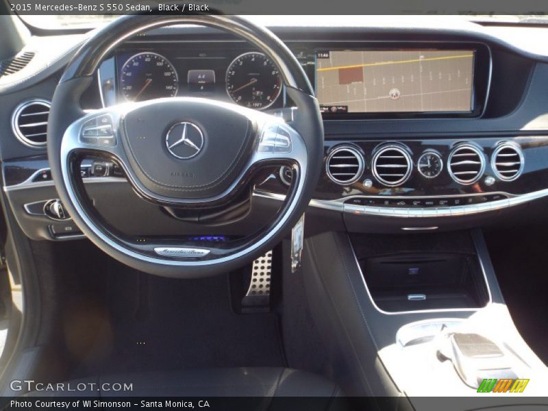 Black / Black 2015 Mercedes-Benz S 550 Sedan