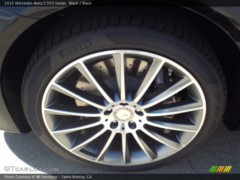Black / Black 2015 Mercedes-Benz S 550 Sedan