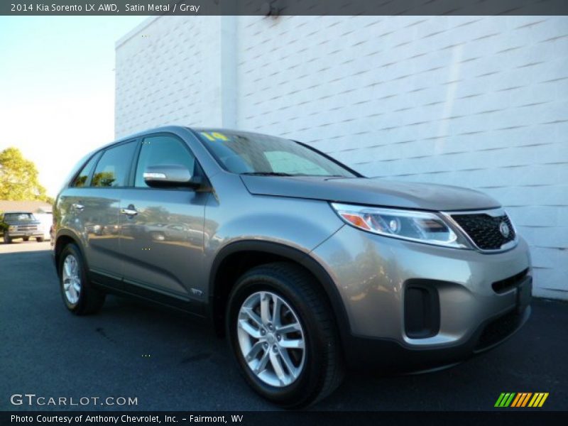 Satin Metal / Gray 2014 Kia Sorento LX AWD