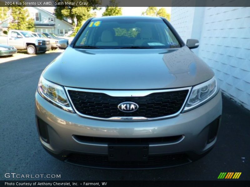 Satin Metal / Gray 2014 Kia Sorento LX AWD