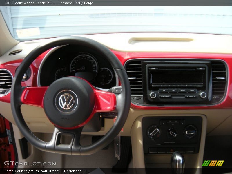 Tornado Red / Beige 2013 Volkswagen Beetle 2.5L