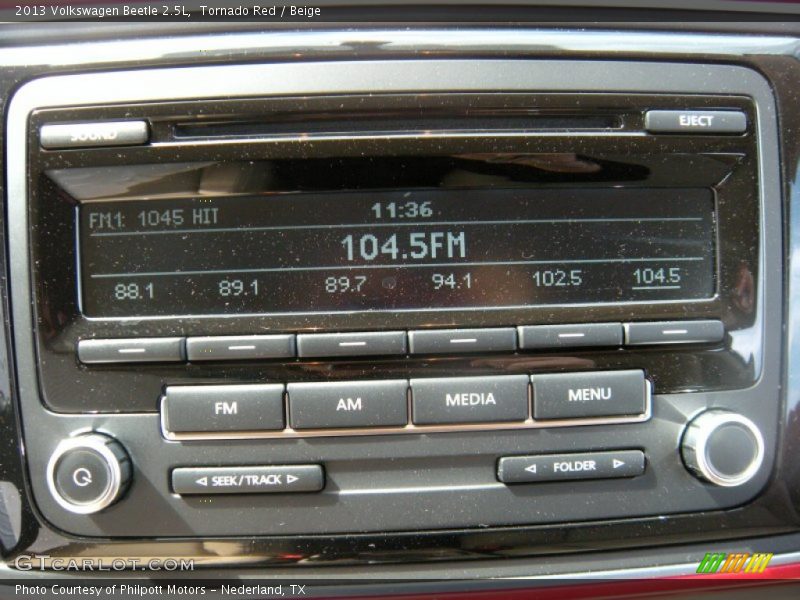 Tornado Red / Beige 2013 Volkswagen Beetle 2.5L