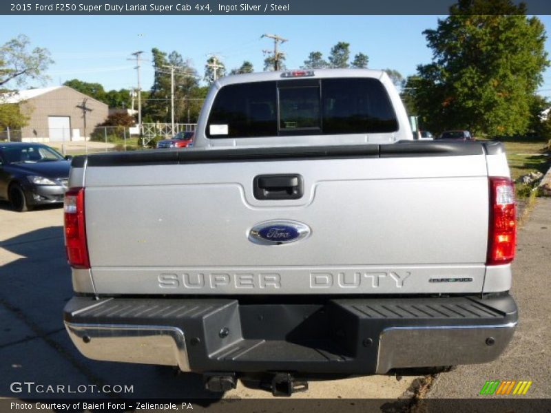 Ingot Silver / Steel 2015 Ford F250 Super Duty Lariat Super Cab 4x4