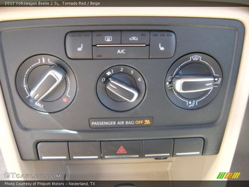 Tornado Red / Beige 2013 Volkswagen Beetle 2.5L